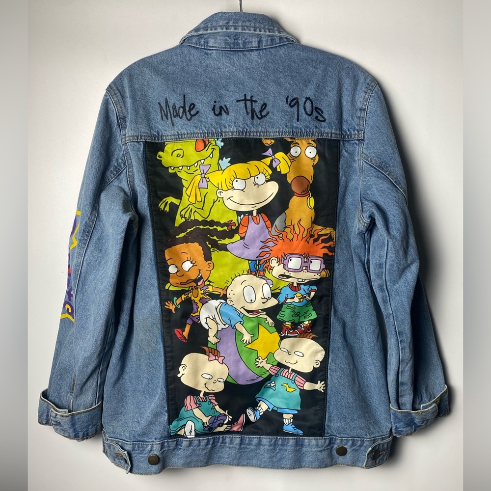 Vintage Rugrats Made in the 90s Nickelodeon Denim Jacket